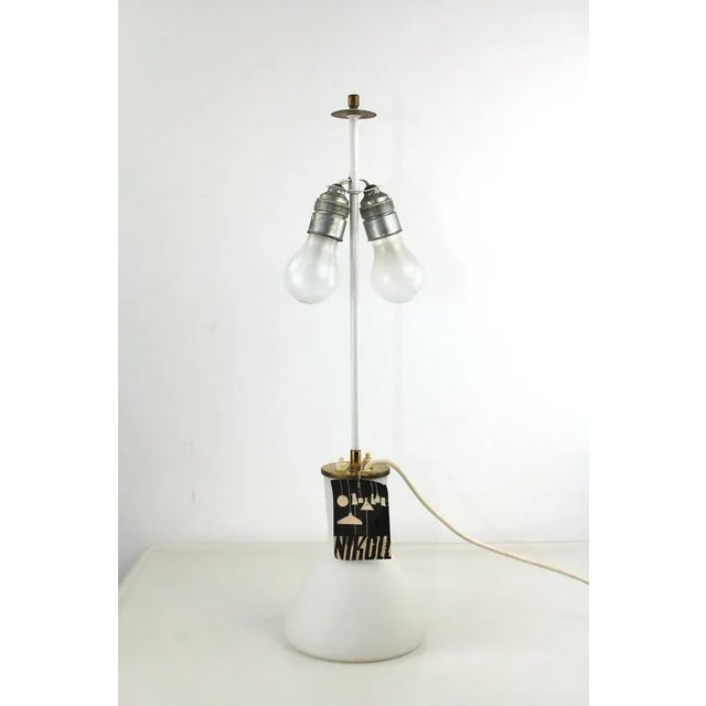 Metal Table Lamp with Light Foot from Rupert Nikoll, 1950s For Sale - Image 7 of 13