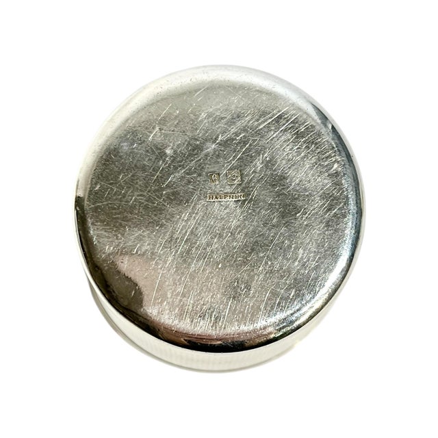 Set of 3 French Art Deco Silverplate Cups | Engraved Goblets or Match Holders For Sale - Image 9 of 13