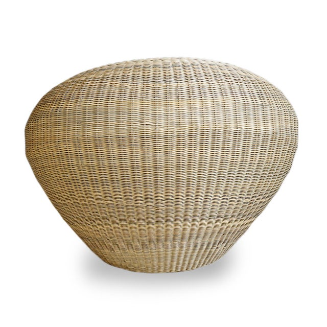 Outdoor Faux Wicker Bubble Chair For Sale In Los Angeles - Image 6 of 9