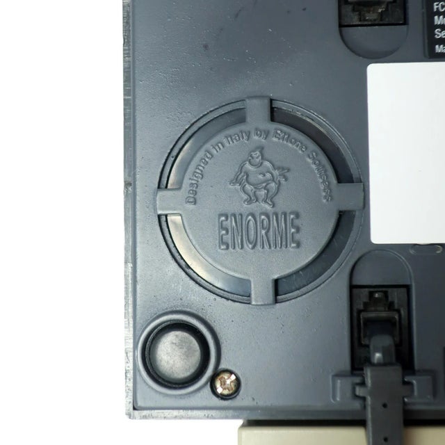 1986 Gray and Black Enorme Telephone by Ettore Sottsass for Enorme For Sale - Image 9 of 11