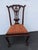 Chippendale Carved Ball and Claw Feet Dining Chairs Set of Two 6632 For Sale - Image 10 of 13
