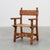 Rustic Iberian Carved Oak Side Chair, Spain, 1900 For Sale - Image 16 of 16