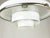Chrome-Plated and Opaline Glass Pendant Lamp by Otto Müller for Megaphos, 1930s For Sale - Image 3 of 18