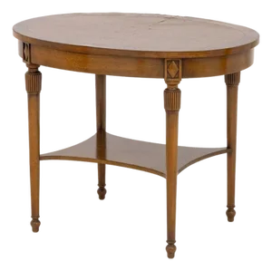 American Oval Walnut Occasional Table