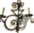 Metal Italian Crystal & Brass Rope Frame Sconces - A Pair For Sale - Image 7 of 9