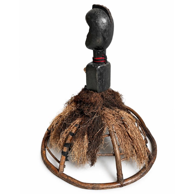 Tribal Vintage Rare Baga West Guinea Large Headdress For Sale - Image 3 of 14