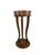 Vintage Neoclassical Italian Marble-Top Pedestal Side Table For Sale - Image 4 of 17