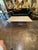 Transitional Vintage Italian Gilded Iron and Travertine Coffee Table For Sale - Image 3 of 9