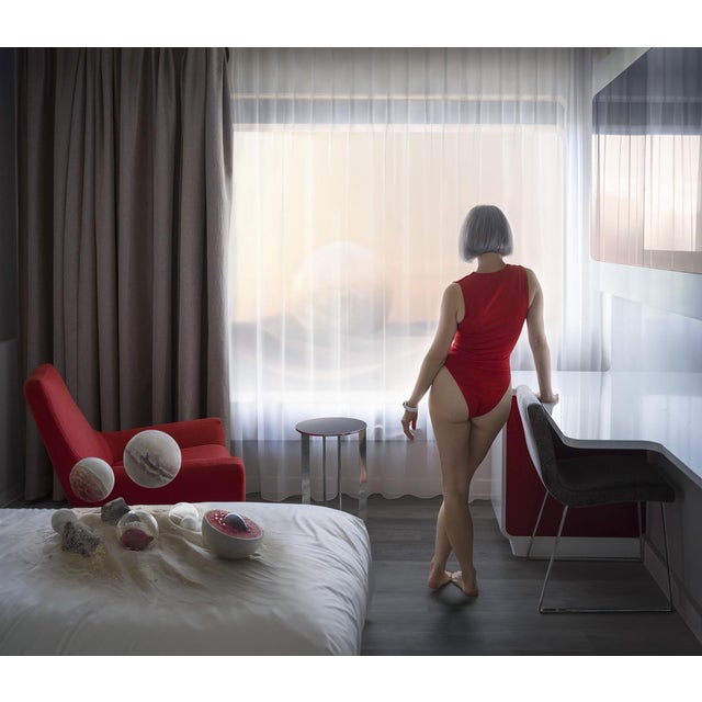 Katerina Belkina, Red in the Hotel, 2023, Archival Pigment Print For Sale - Image 8 of 8