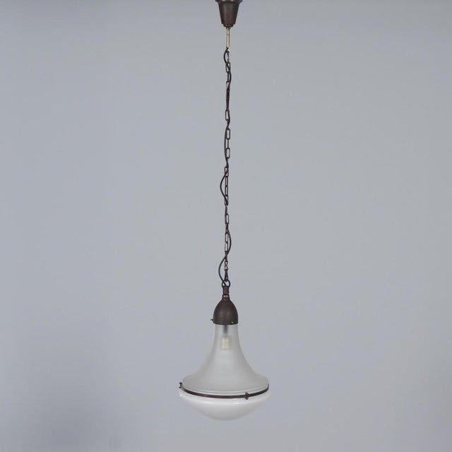 Luzette Pendant Lamp S&S L1510 By W. Wissmann For Siemens & Schuckert, 1920s For Sale - Image 4 of 11