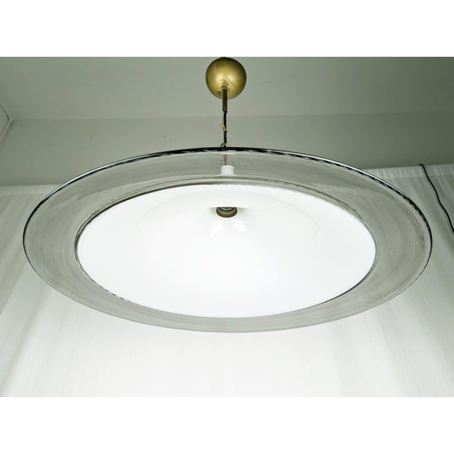 Italian Murano Glass Pendant Lamp by Lino Tagliapietra for Effetre, 1980s For Sale - Image 14 of 15