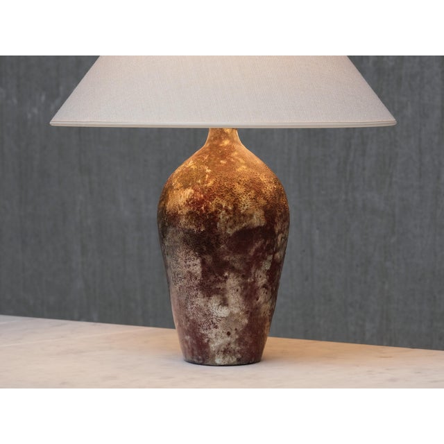 Ceramic Table Lamp by Gerben van Hes for Twentsch Ros, Netherlands, 1960s For Sale - Image 9 of 14