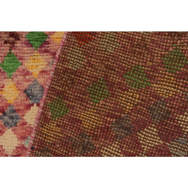 Contemporary Balochi Purple/Rust Wool Rug - 3'3''x4'10'' For Sale - Image 9 of 11