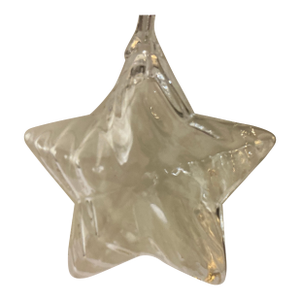 Steuben “Star” Christmas Tree Ornament