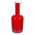 Red Glass Vase from Otto Brauer Holmegaard For Sale - Image 3 of 3