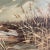 Mid 20th Century "Gulls Over a Snowy Marsh" Landscape Oil Painting by Lynn Winans, Framed For Sale - Image 10 of 11