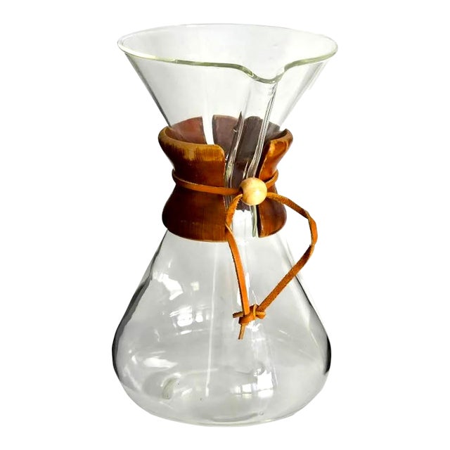 1960s Chemex Pyrex Pour Over Coffee Decanter, 13 Cup For Sale