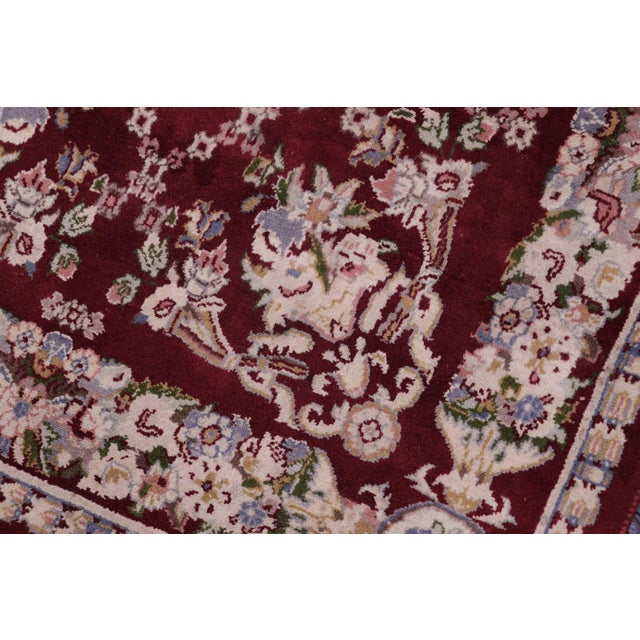 Shabby Chic Shabby Chic Pak-Persian Red/Red Wool Rug - 2'7'' X 4'5'' For Sale - Image 3 of 9
