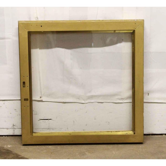 Recessed Brass Display Case With Bulletproof Glass Chairish