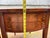 Early 20th Century Pair of Federal Style Leather Top Flame Mahogany Side Tables For Sale - Image 12 of 14