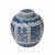 This is a handmade handpainted traditional Chinese ginger jar with blue and white color graphics. Each one has a precise...