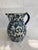 1950s 1950s Chinese Blue & White Crackle Glaze Porcelain Pitcher With Figural Face Motif For Sale - Image 5 of 10