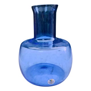 Glass Vase in Blue from Kosta Boda, 1970s For Sale