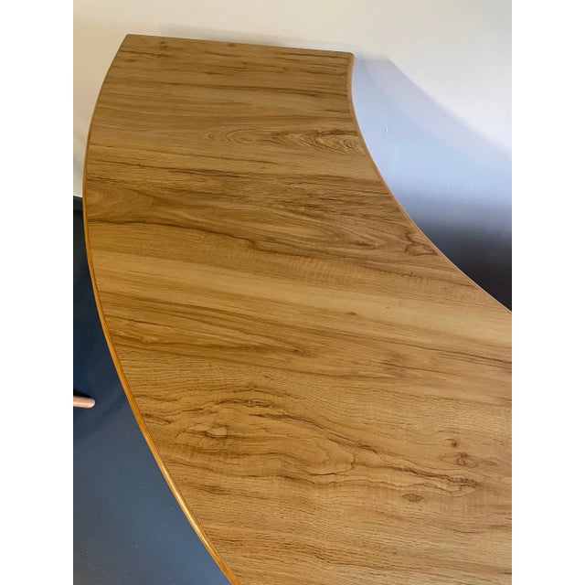 Mid 20th Century Vintage Mid-Century Modern Bamboo and Grasscloth Bar and 4 Bar Stools - Set of 6 For Sale - Image 12 of 12