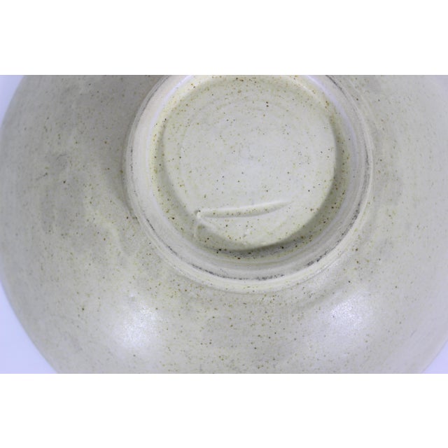 Vintage Pottery Serving Bowl For Sale - Image 10 of 11