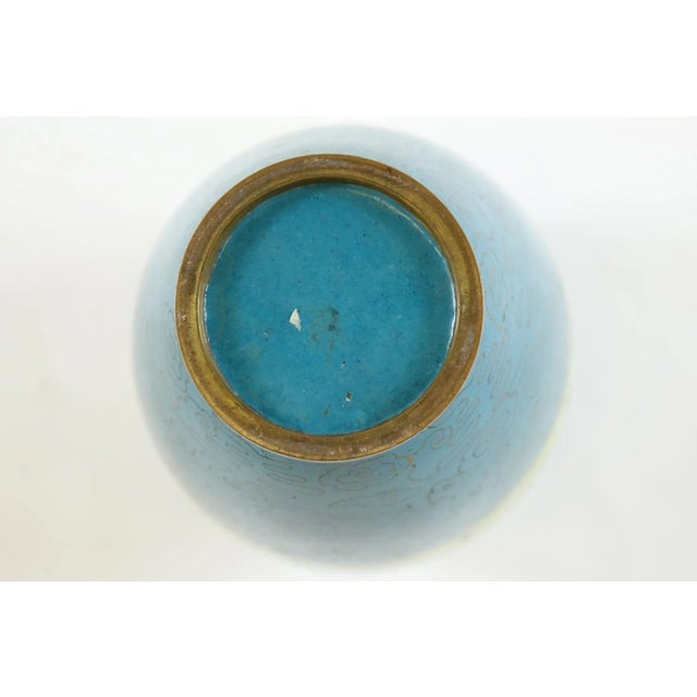 Early 20th Century Chinese Cloisonne Vase Cloisonne is an ancient technique for decorating metalwork objects with colored...