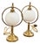 Vintage Table Lamps in Brass, 1920s, Set of 2 For Sale