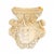 1970s Vintage Plaster Wall Sconce Shelf With Classical Roman Face Design For Sale - Image 5 of 11