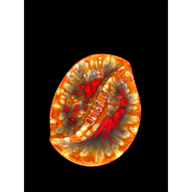 Mid-Century Modern Circa 1960’s Large Artisan Crafted Ashtray Catchall Cigar For Sale - Image 3 of 4