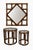 Brown Vintage Mirror and Bamboo Side Tables with Smoked Glass, 1970s, Set of 3 For Sale - Image 8 of 8