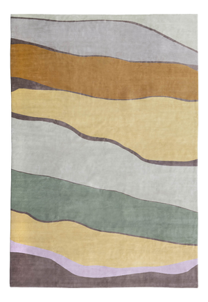 Large Hand-Knotted Pure Wool Rug, 2000s