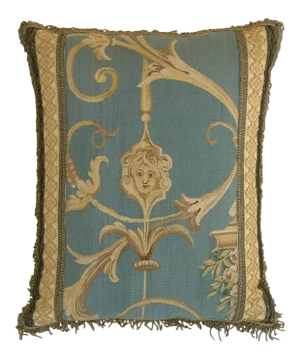 Circa 1860 Antique French Tapestry Pillow
