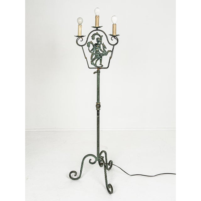 1940s Swedish Grace Floor Lamp from Bjerkås Armatur, 1940 For Sale - Image 5 of 11
