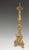 18th Century Italian Baroque Giltwood Religious Ecclesiastical Candle Stand For Sale - Image 9 of 10