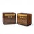 Mid-Century Modern Bernhard Rohne for Mastercraft Mid Century Burlwood and Acid Etched Brass Nightstands - Pair For Sale - Image 3 of 13