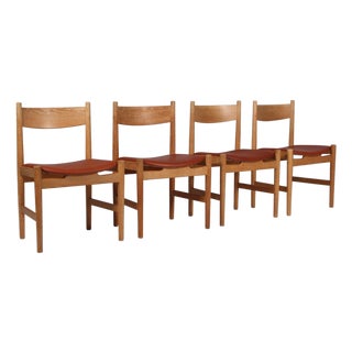 CH36 Dining Chairs in Oak by Hans J. Wegner for Carl Hansen & Søn, 1970s, Set of 4 For Sale