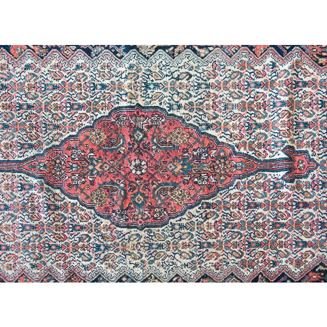 Persian Early 20th Century Persian Bibikibad Rug For Sale - Image 3 of 16
