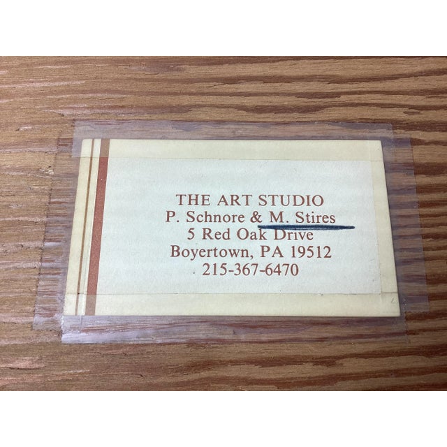 Late 20th Century American Impressionist Landscape Oil Painting by Midge Stires For Sale - Image 9 of 10