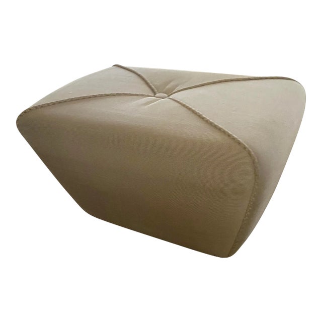 1980s Upholstered Ottoman For Sale