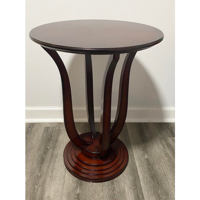 1990s Vintage Bombay Company Round Side Table Chairish