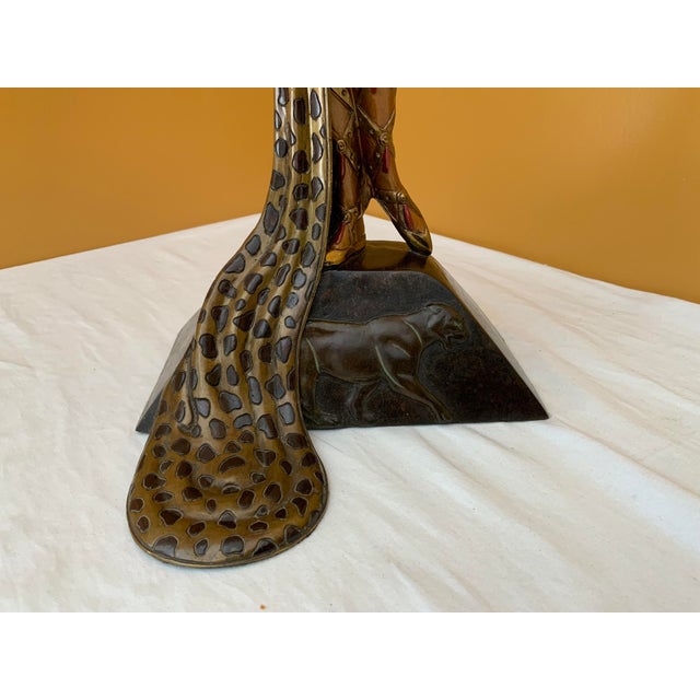 JULIETTA, 1970-1989 Full Round Bronze Sculpture 18 1/2 × 7 in Edition 118/500 Erté was born Romain de Tirtoff in St....