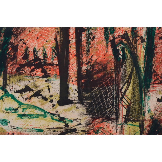Modern Erik Levesque, Abstract Edition 135/195, 1990s, Lithograph For Sale - Image 3 of 15