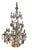 19th Century Pair of 19th Century Italian Bronze & Rock Crystal Girandoles For Sale - Image 5 of 8