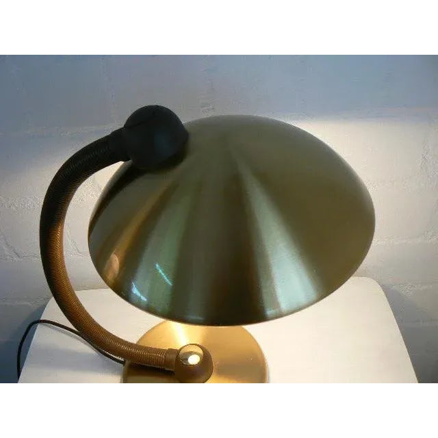 1970s German Brass Table Lamp from Hustadt Leuchten, 1970s For Sale - Image 5 of 10
