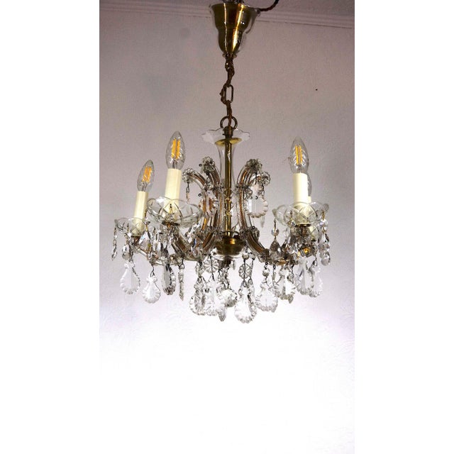 Maria Theresia 5-Light Chandelier from Palwa, 1960s For Sale - Image 11 of 11