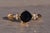 Gold The 125th Avenue: Checkerboard Cut Onyx and Natural Diamond Ring For Sale - Image 8 of 10
